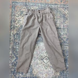 Universal Thread Paperbag Tapered Tan Jeans - Size 10